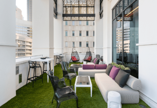 Rooftop event