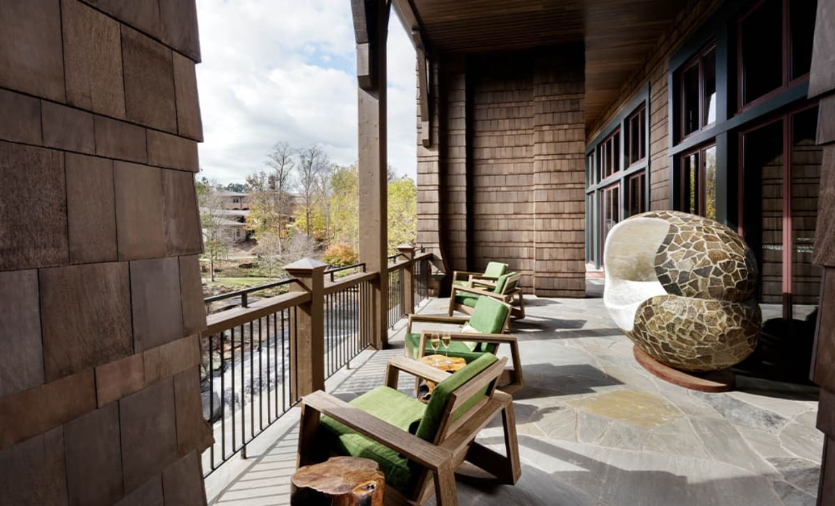 Grand Bohemian Lodge Greenville Balcony