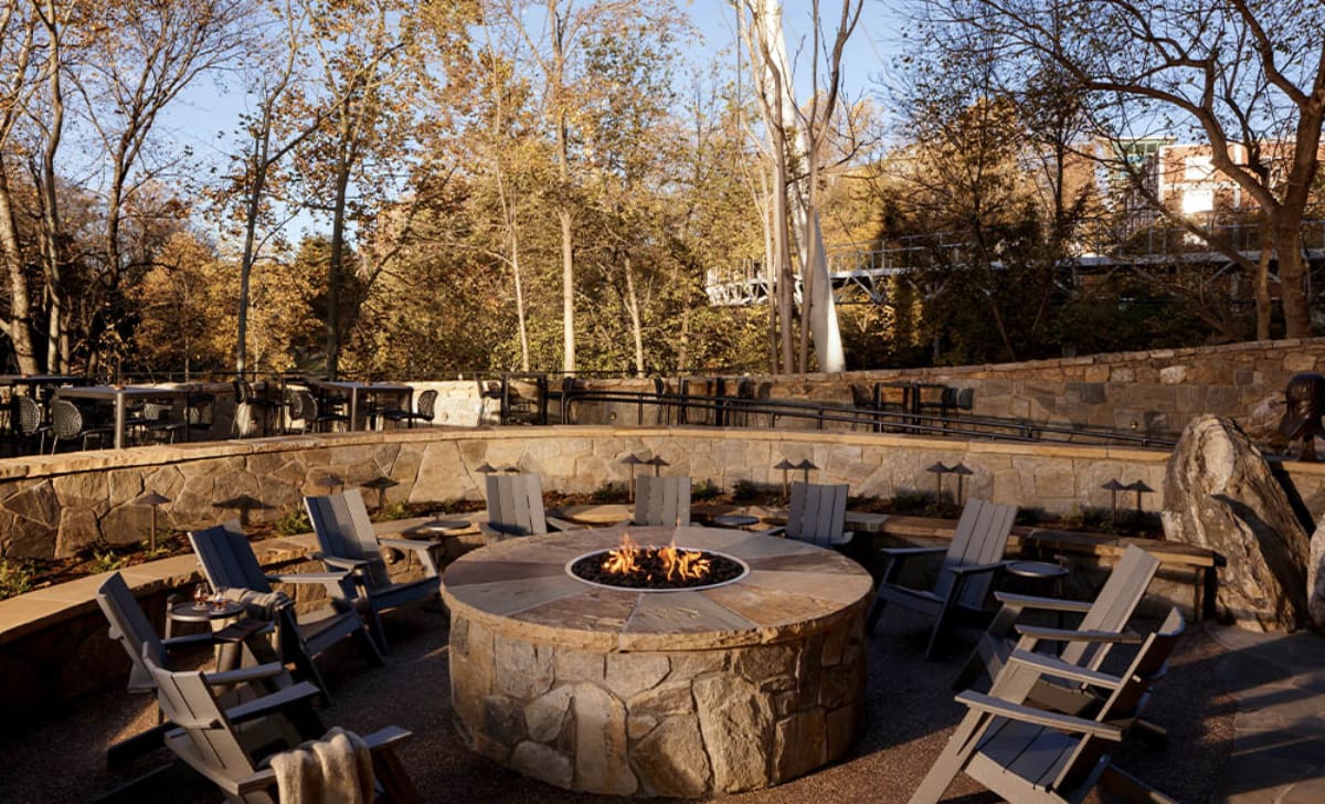 Grand Bohemian Lodge Greenville Firepit